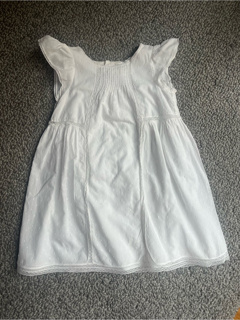 Bonpoint Girls' White Eyelet Dress - Classic Summer Top